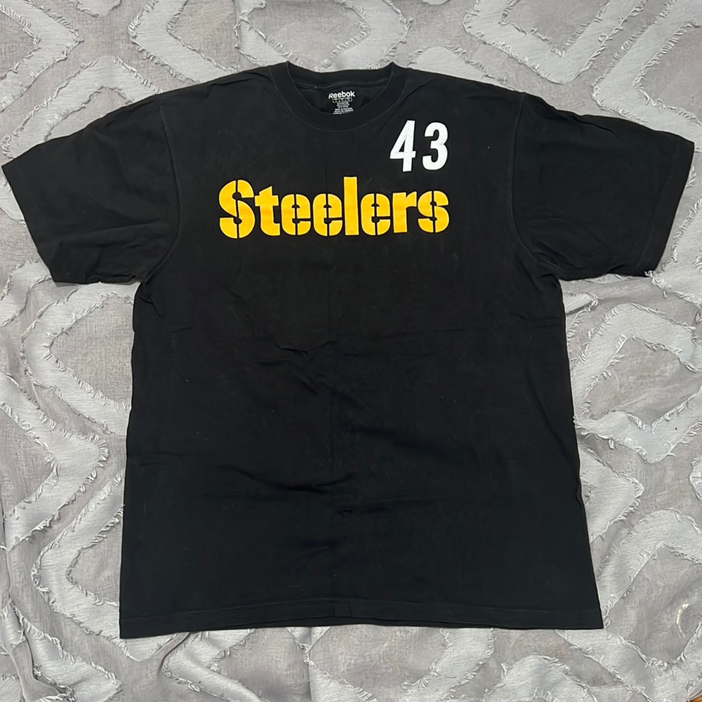 Men's Troy Polamalu Steelers Player T-shirt